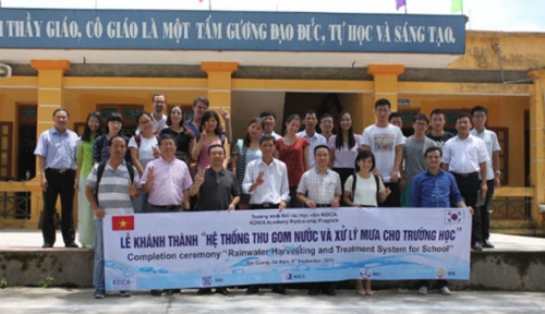 SNU “Rain for all” Provides Drinking Water for Vietnam