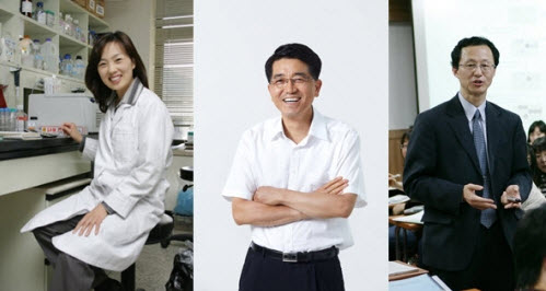 David Pendlebury’s ‘New List of Highly Cited Scientists 2002~2012’ named three SNU Professors V. Narry KIM (left), HYEON Taeghwan, and SURH YoungJoon (right).