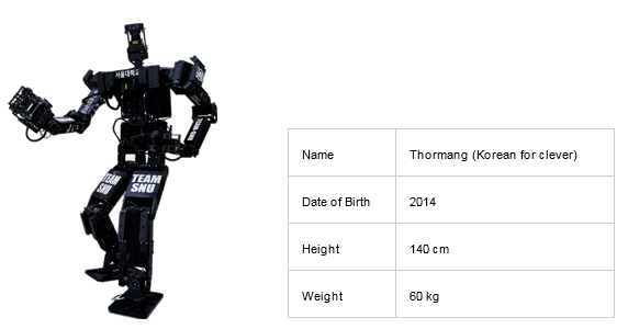 Thormang, SNU team’s robot