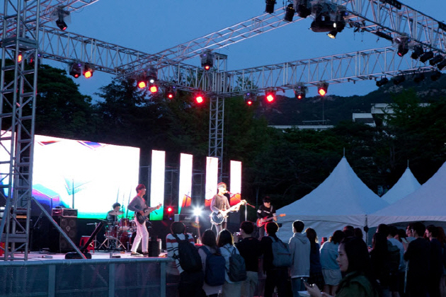 Acoustic Camping and Electronic Camping during the spring festival