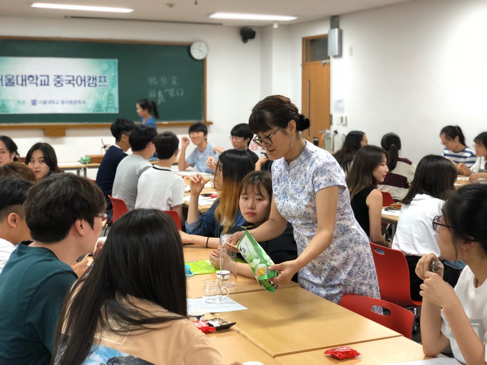 A classroom of 2018 Chinese camp